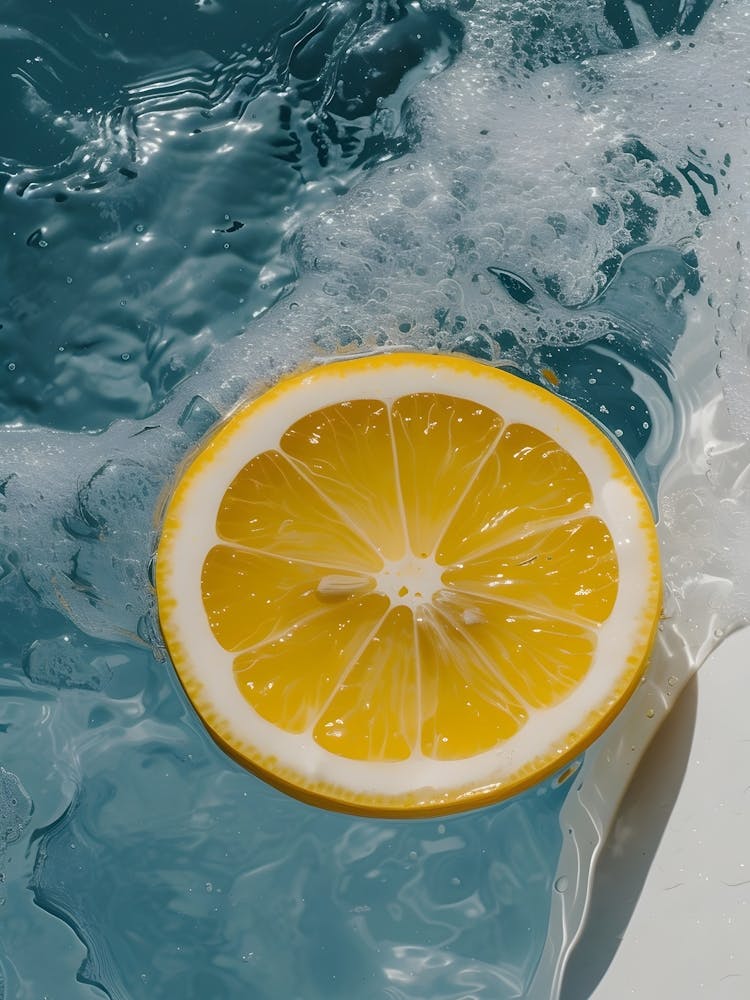 Lemon Slice In Water