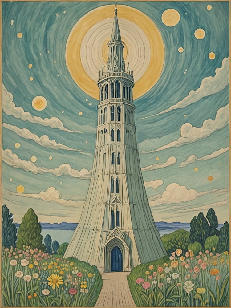 Tower In Pastel no2