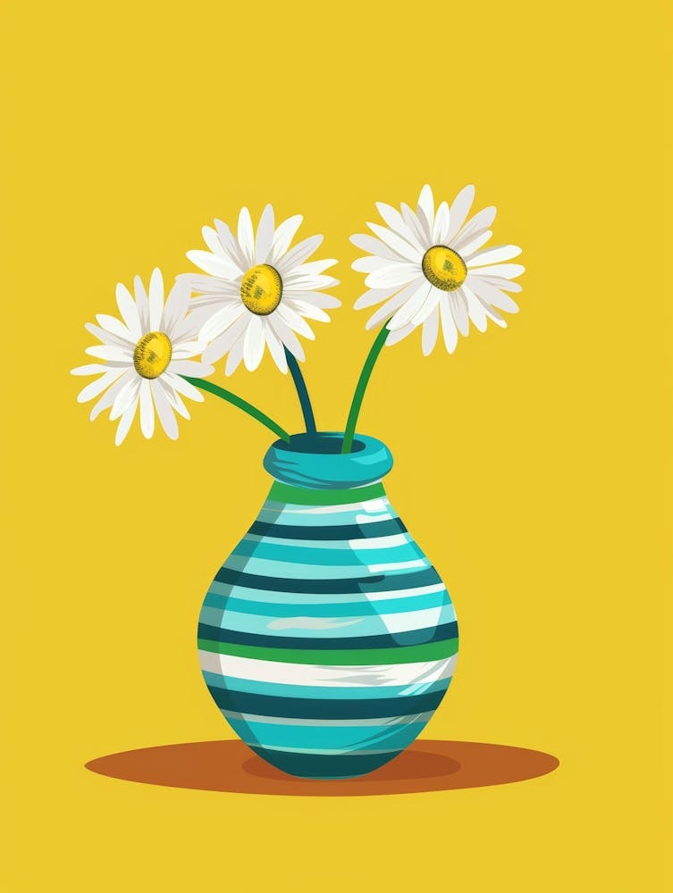 Marguerites Dans Un Vase 7