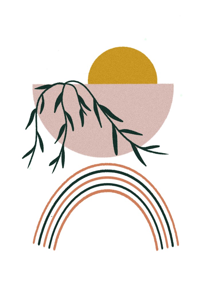 Rainbow In The Bowl art print