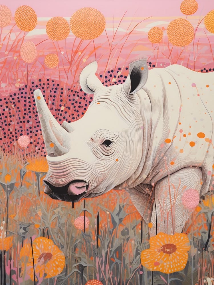 Polka Dot Rhino 2