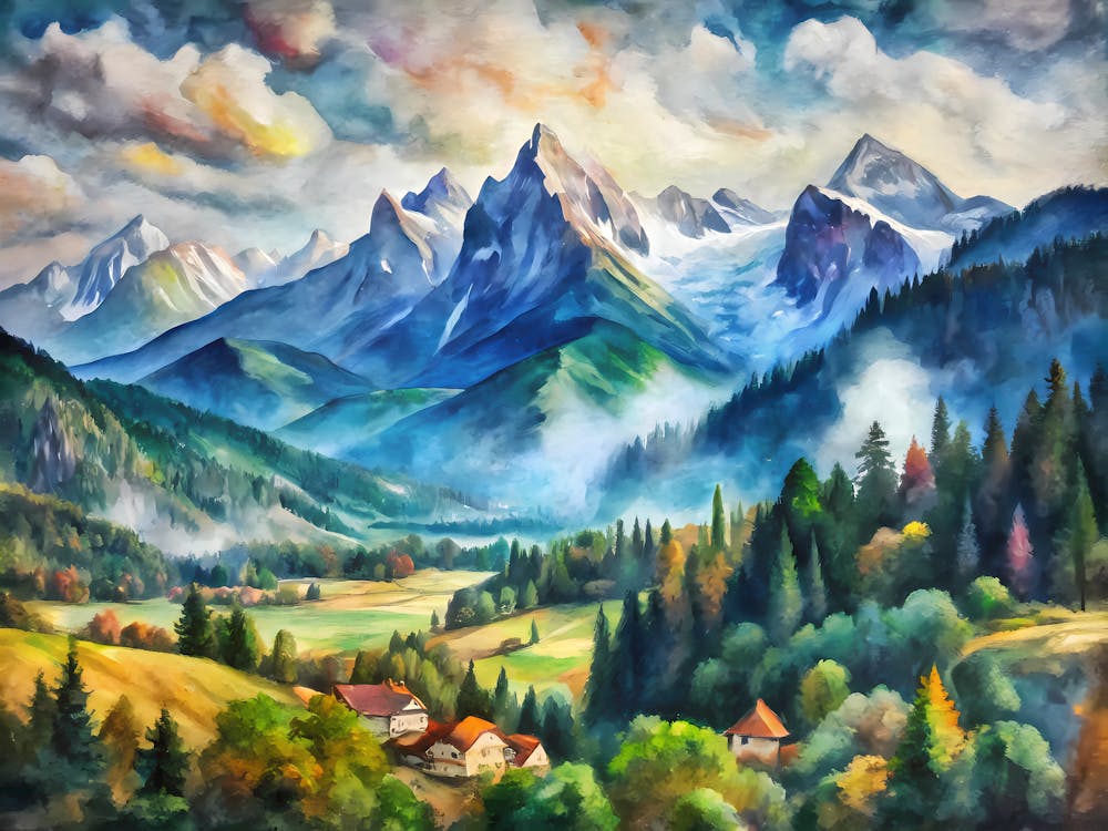 Van Gogh Parc National du Triglav Slovénie
