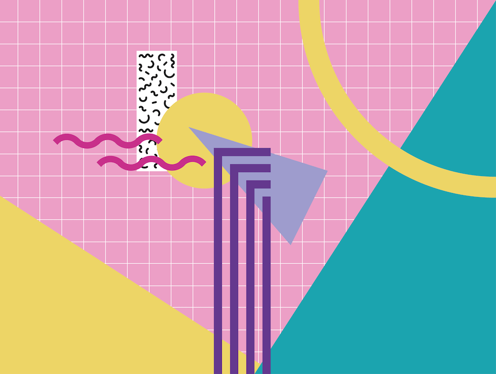 Memphis Pattern Retro Dreamwave 80s Vintage 90s Retrowave Artwork