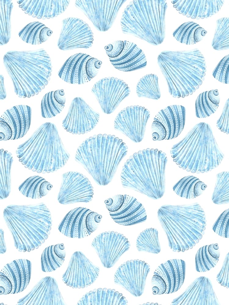 Blue Seashells 1