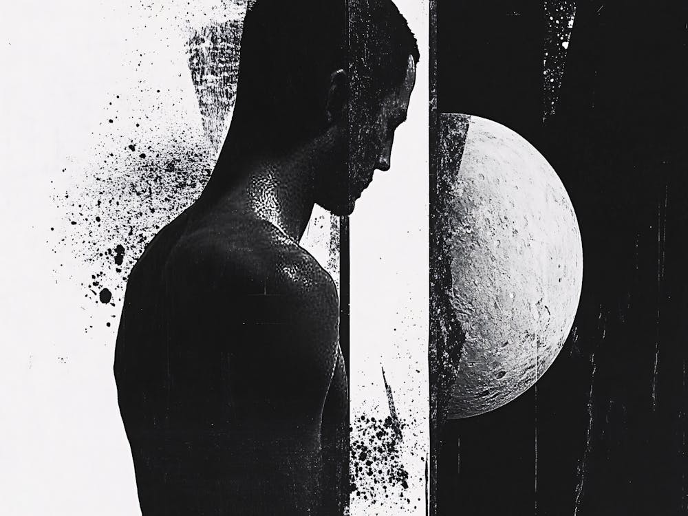 Man and the Moon