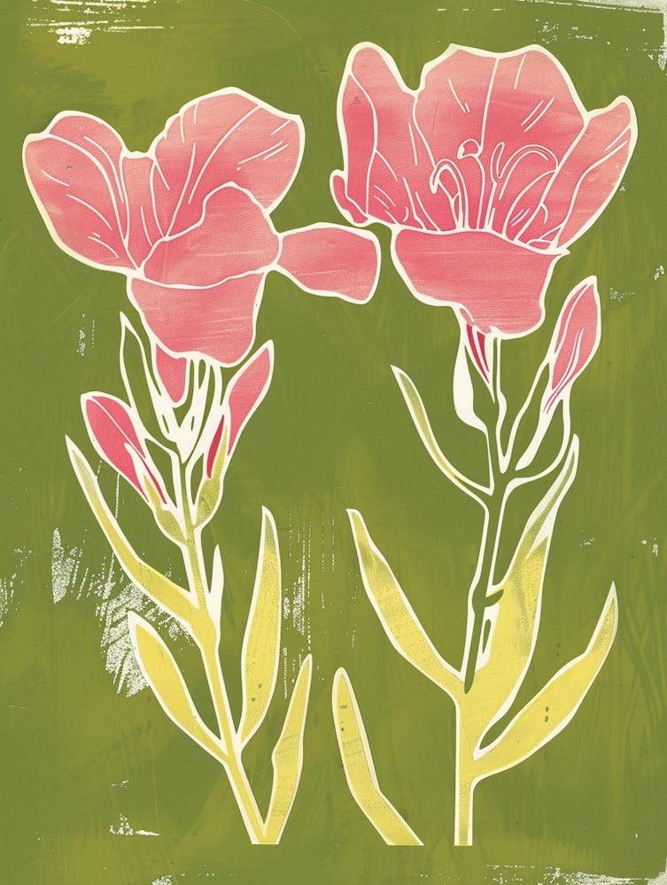 Pink & Green Freesia 3
