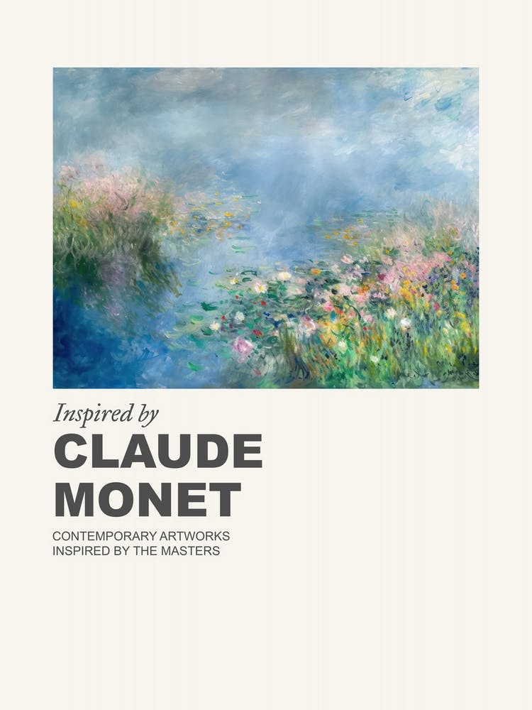 Museum Poster Inspired By Claude Monet 2