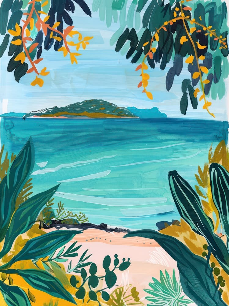 Travel Poster Happy Places Byron Bay 4