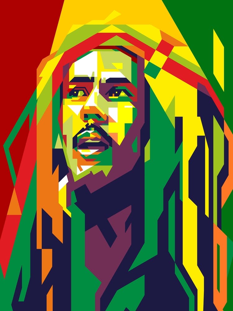 Bob Marley Pop art