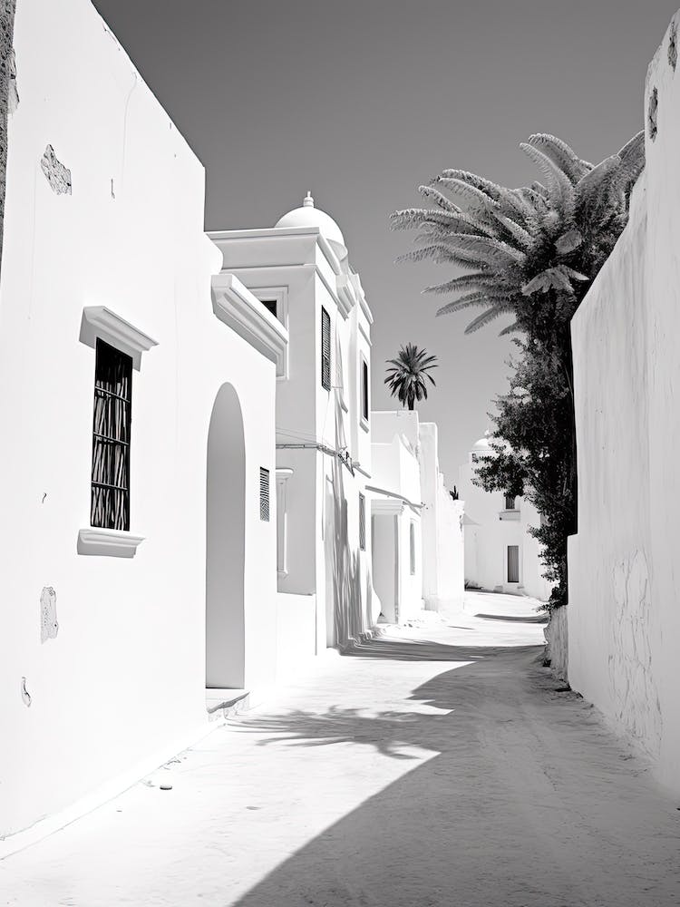Tunis, Tunisia, Black And White Photography 4