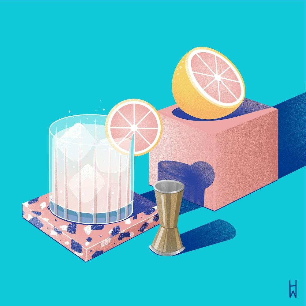 Gin And Tonic Square