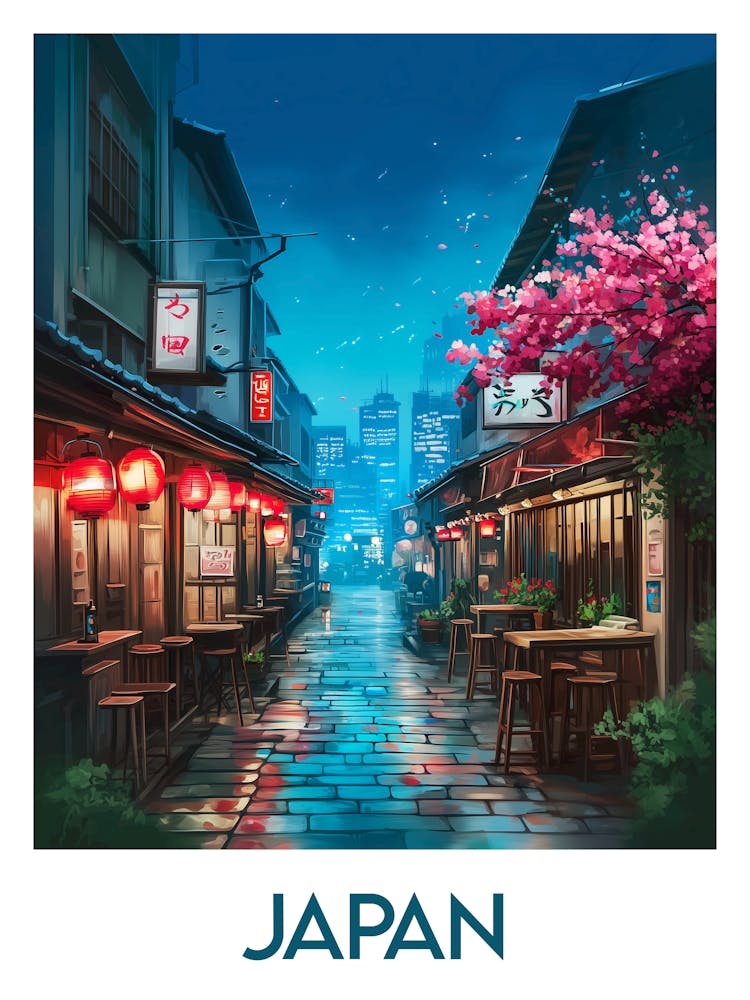 Affiche de voyage Japan 1