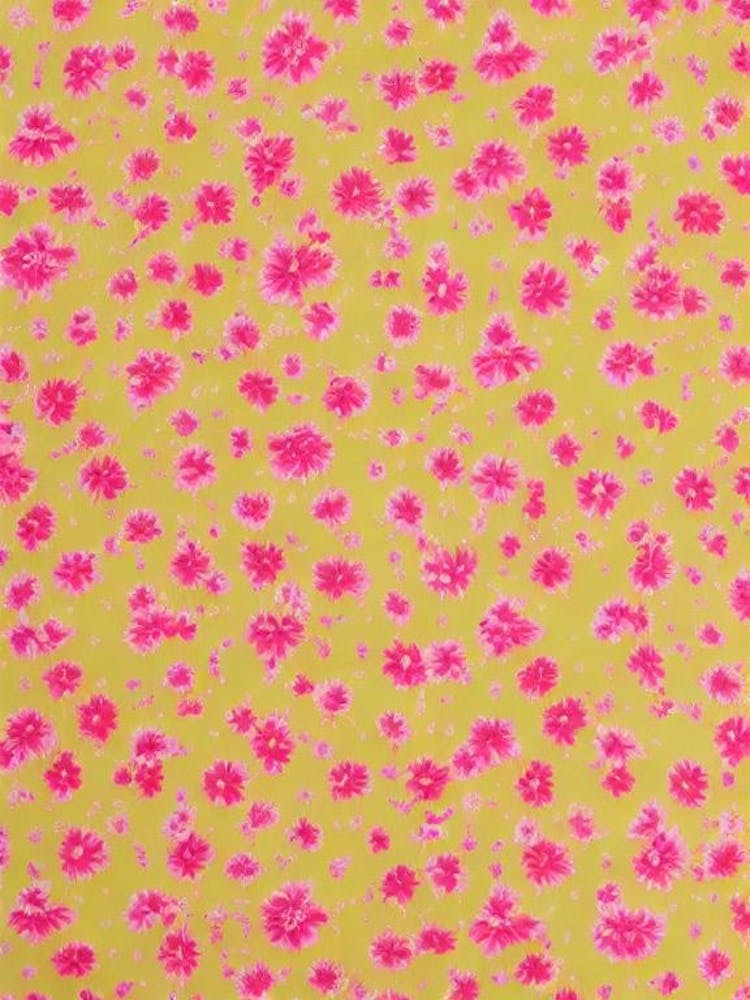 Xanthoceras Sorbifolium Floral Print Retro Pattern 2 Flower
