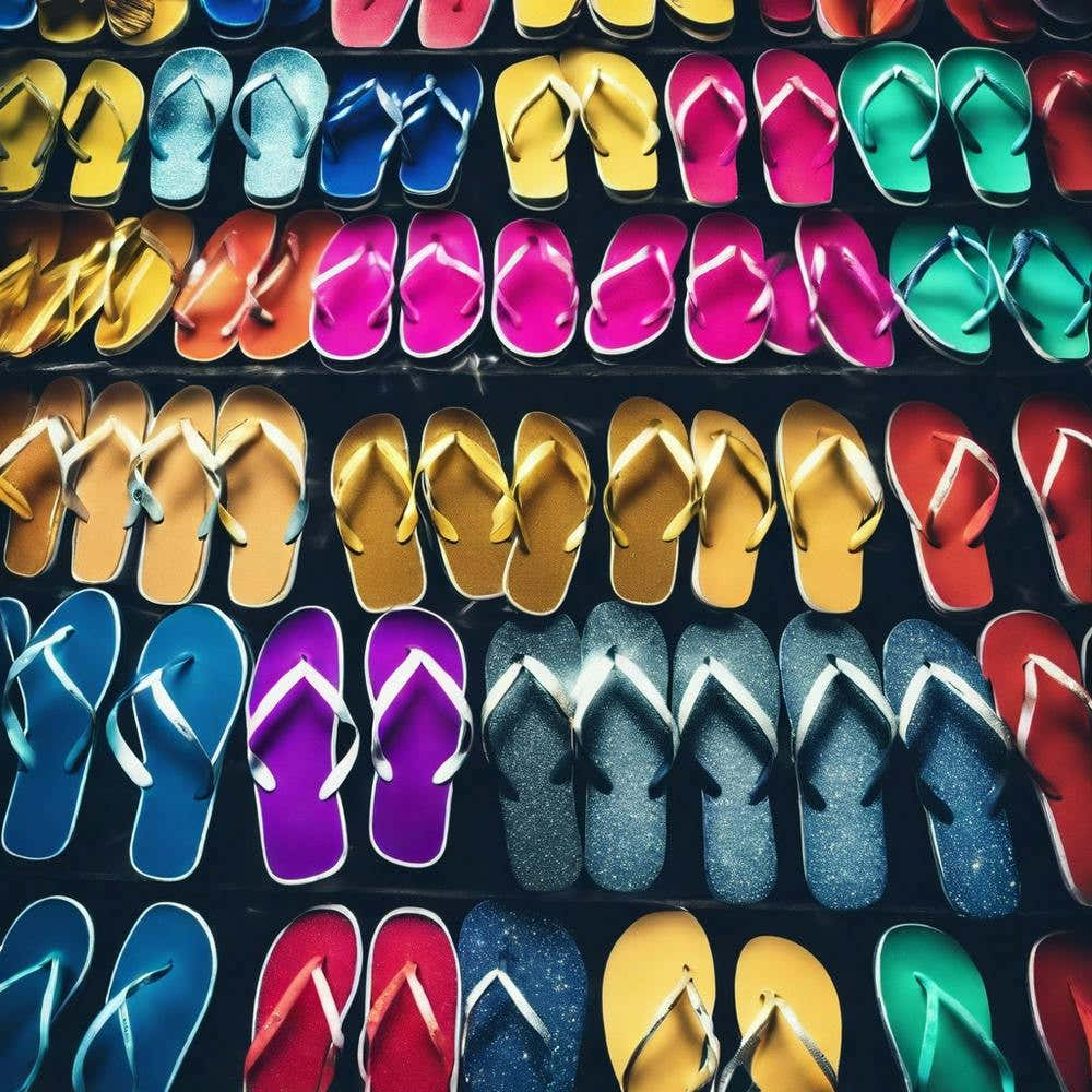 Colorful Flip Flop pack