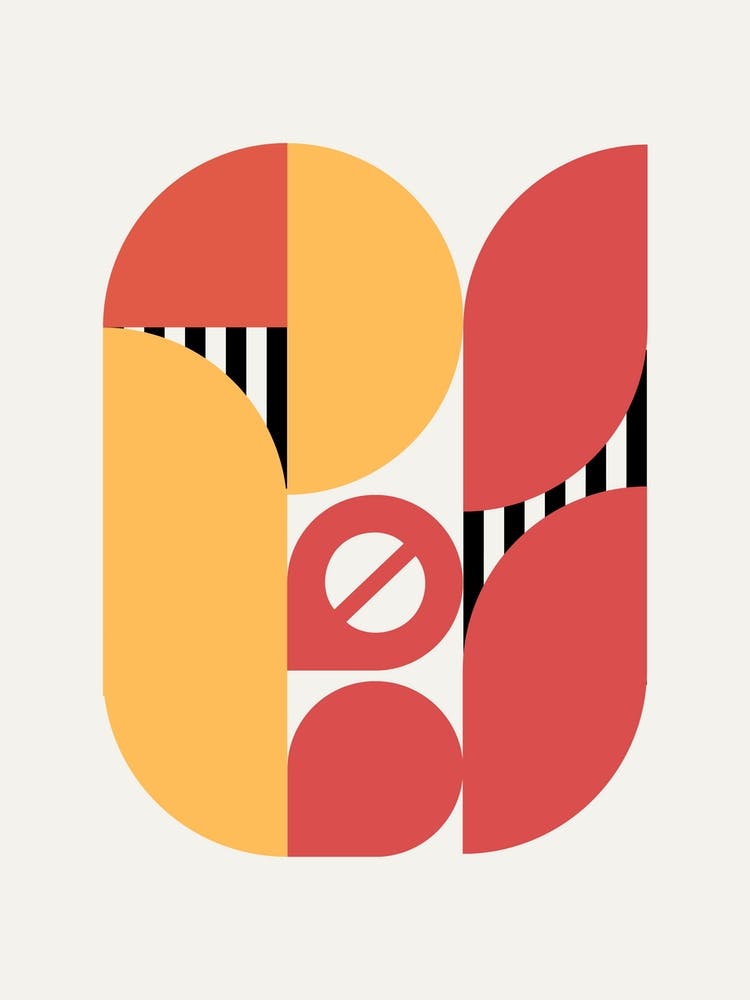 Geometrisches Tulpen-Design