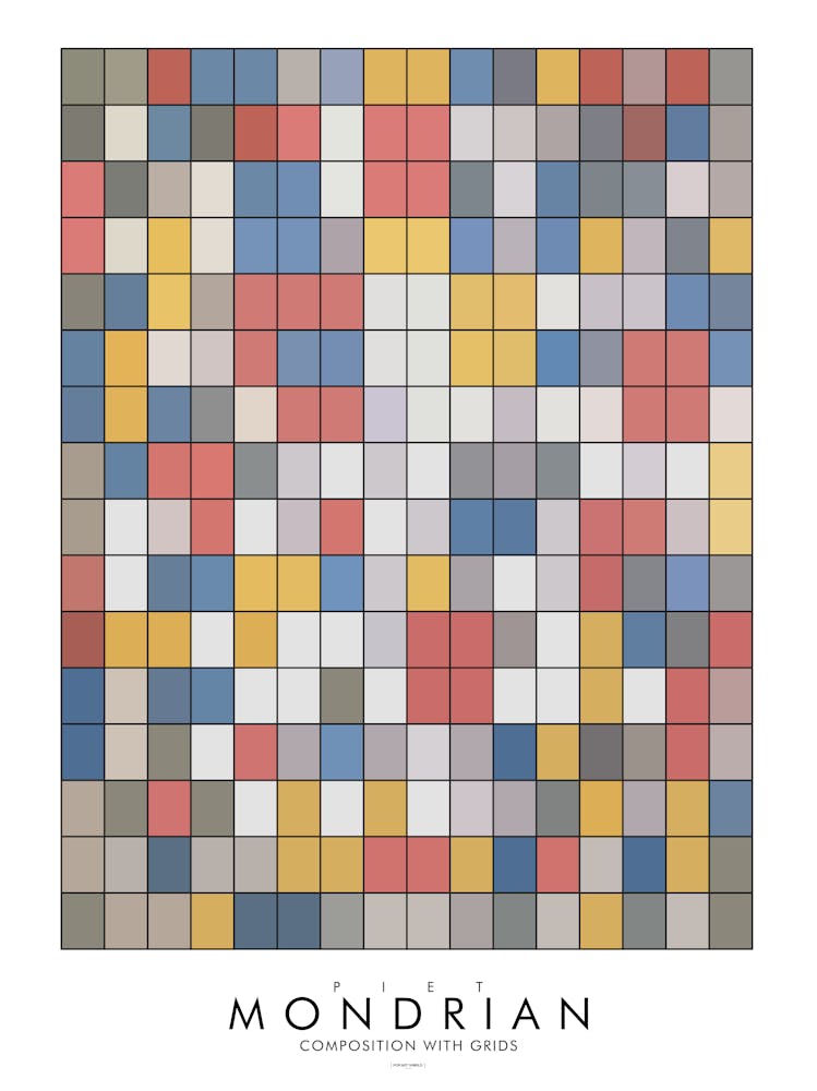 Mondrian Grids P