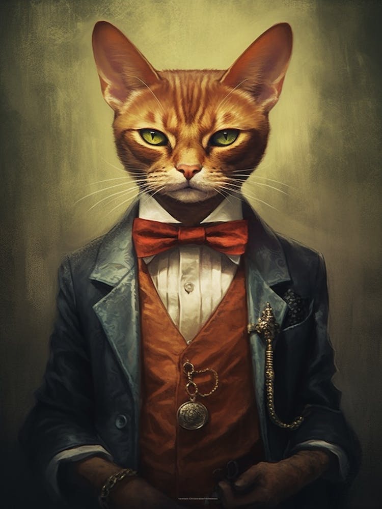 Gangster Cat Abyssinian Cat
