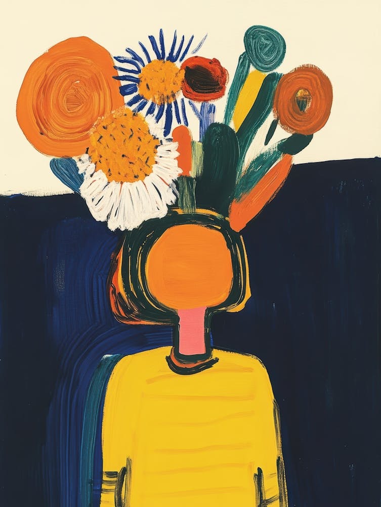 Blumen auf dem Kopf 11