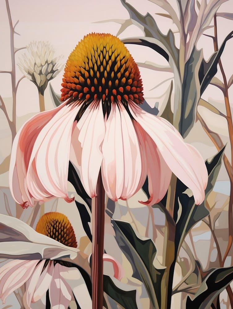 Coneflower 1 Flower Painting