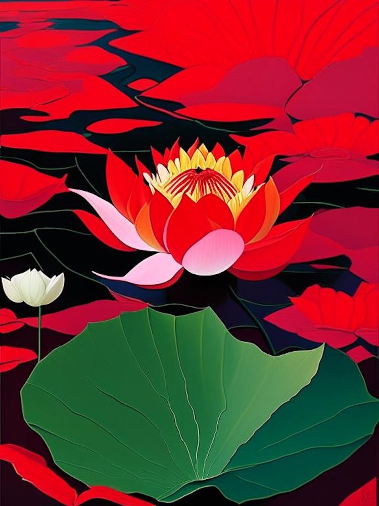 Red Lotus Fauvism Matisse 1