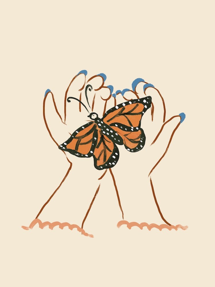 Butterfly In Hand