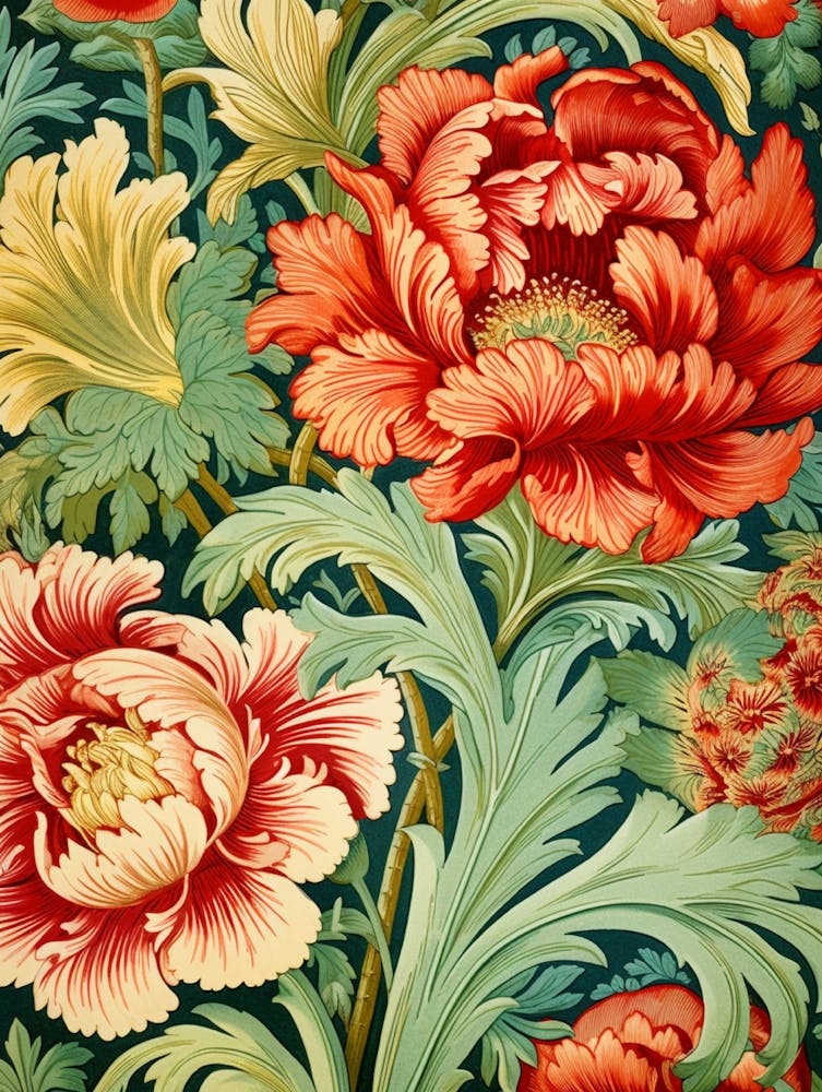 Papier Peint Floral Victorien 6