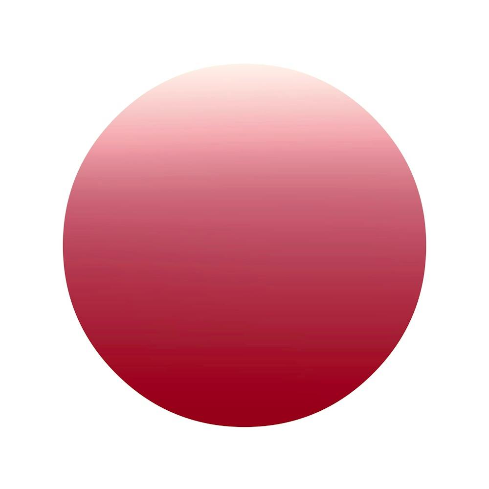 Abstract Red Ombré Circle On A White Background