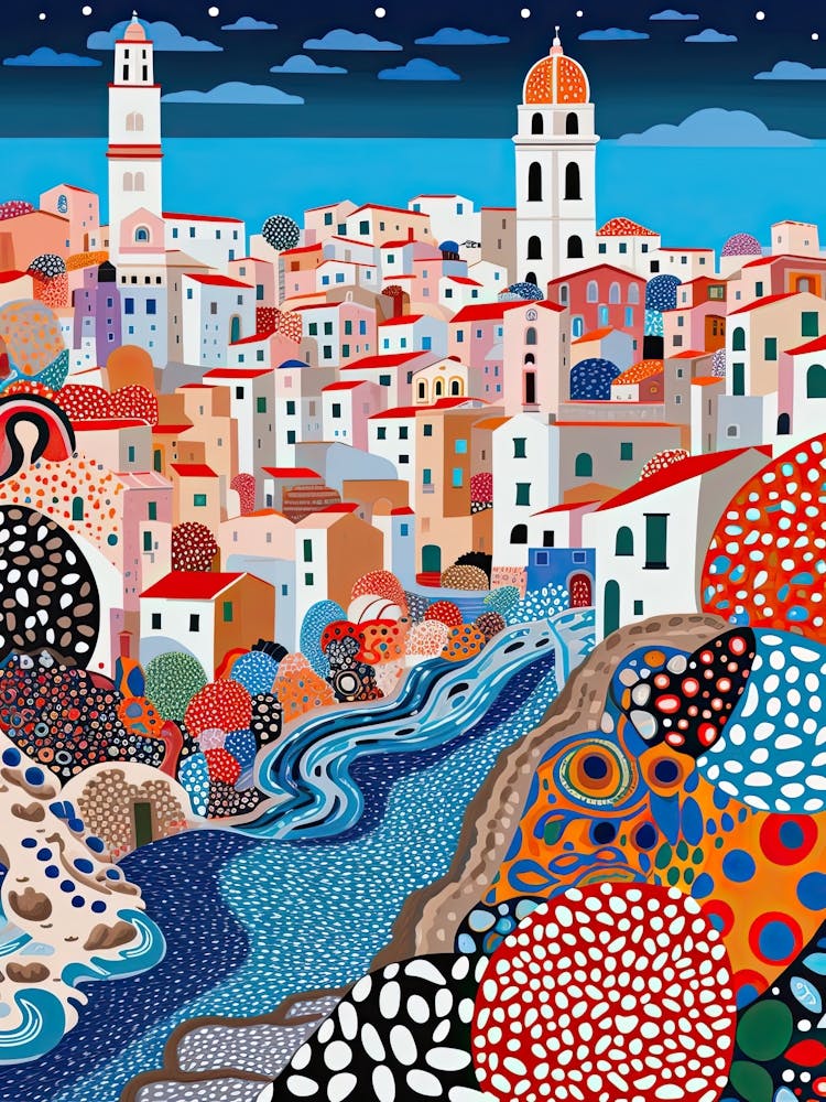 Trapani, Italy, Illustration In The Style Of Pop Art 4