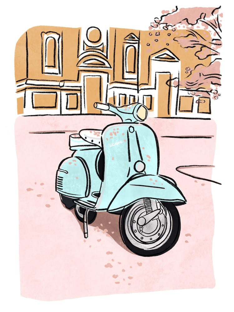 Italian Scooter Vespa