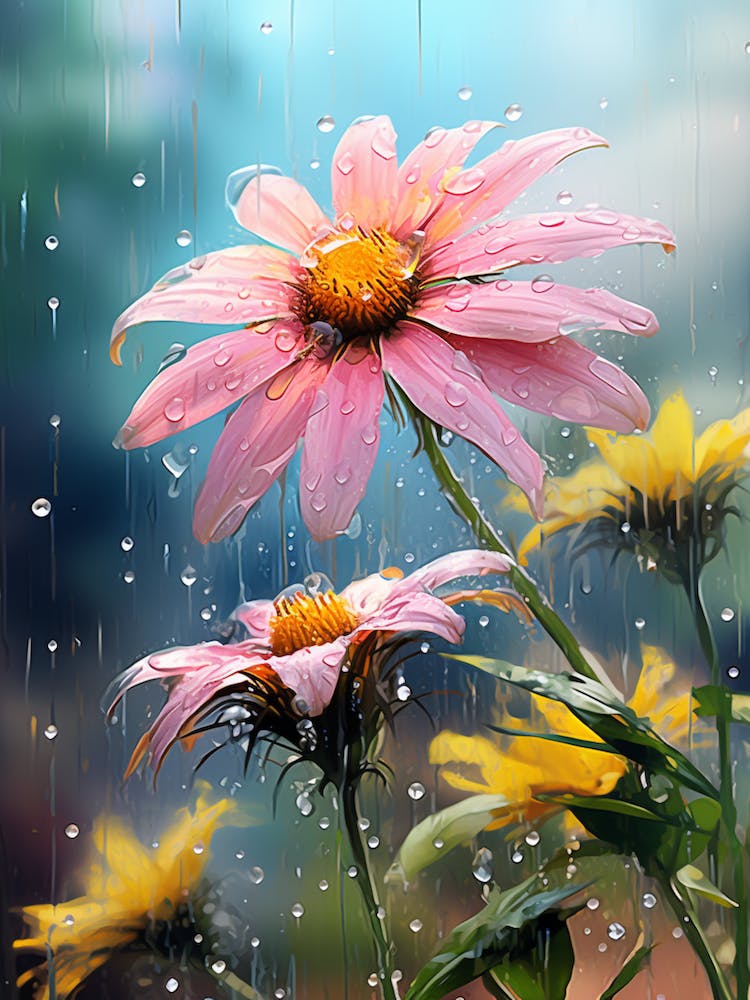 Wildflower With Rain Drops (1)