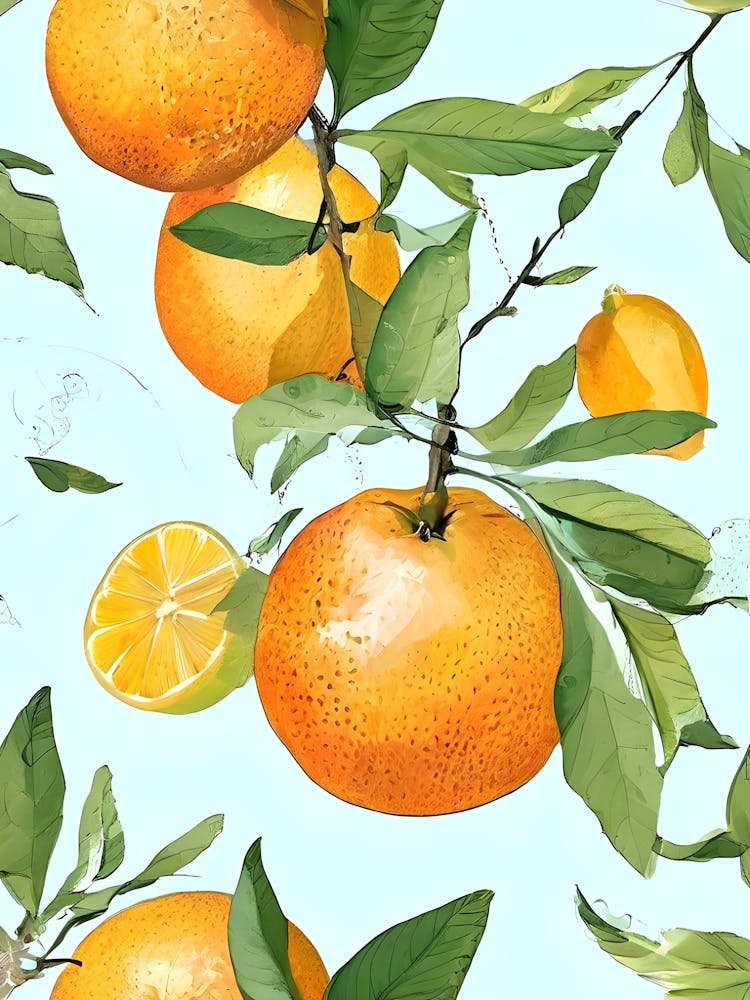 Oranges On A Branch 1