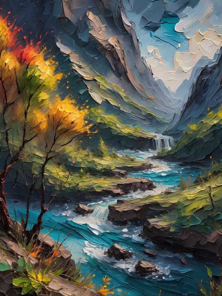 Le Flux De La Rivière