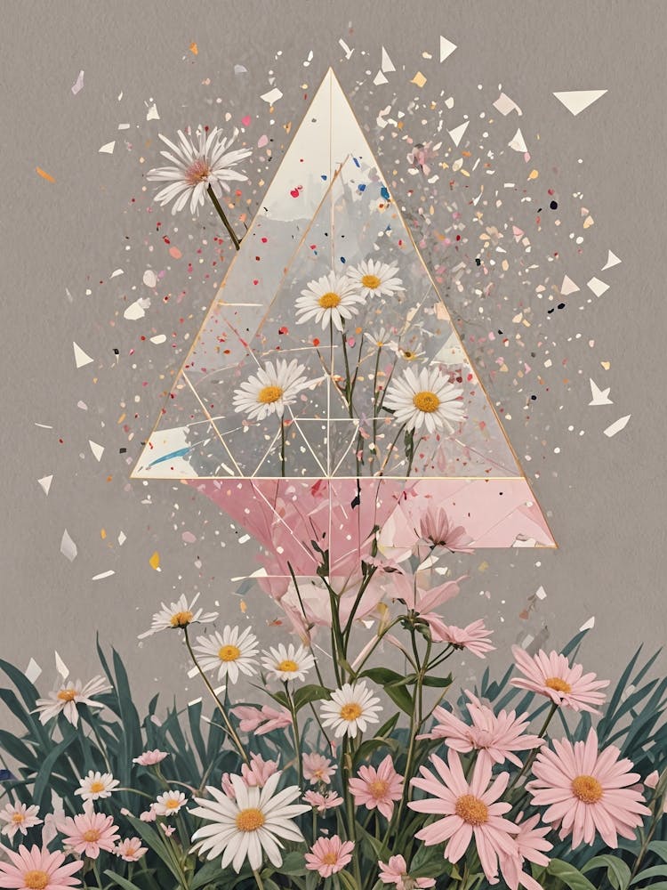 Triangle Daisies no2