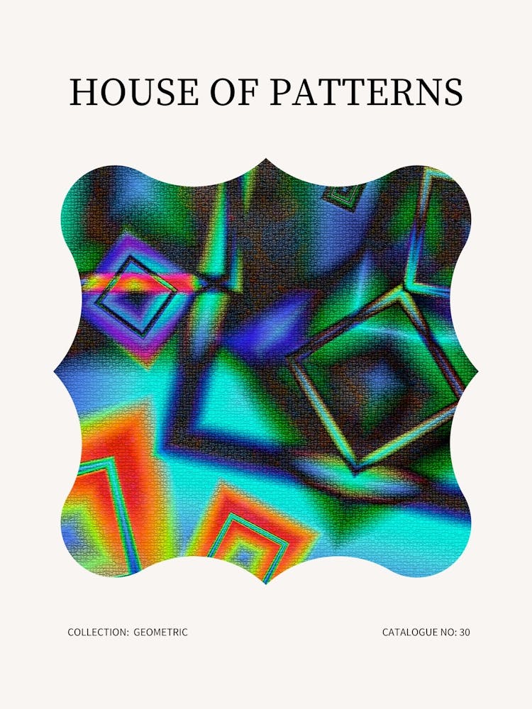 Geometric Pattern Poster 30