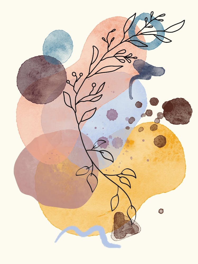 Abstract Watercolor Painting 14