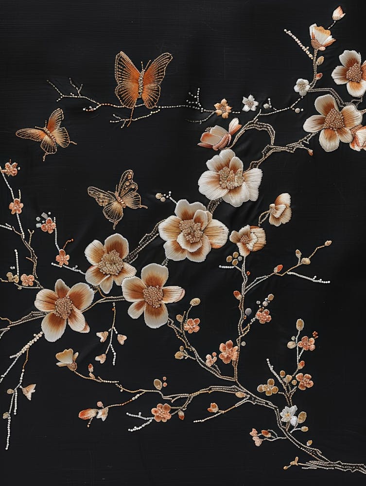 Blossoms And Butterflies