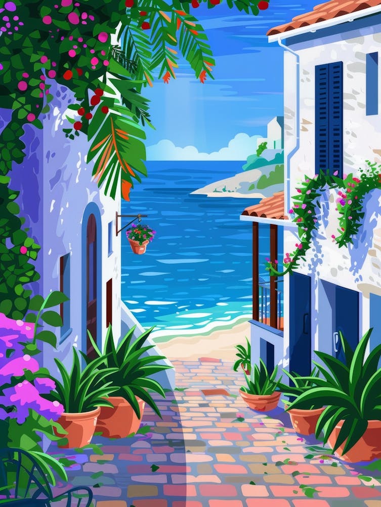 Mediterranean Seaside 1