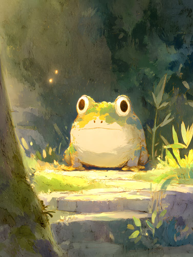 Adorable Toad In The Forest