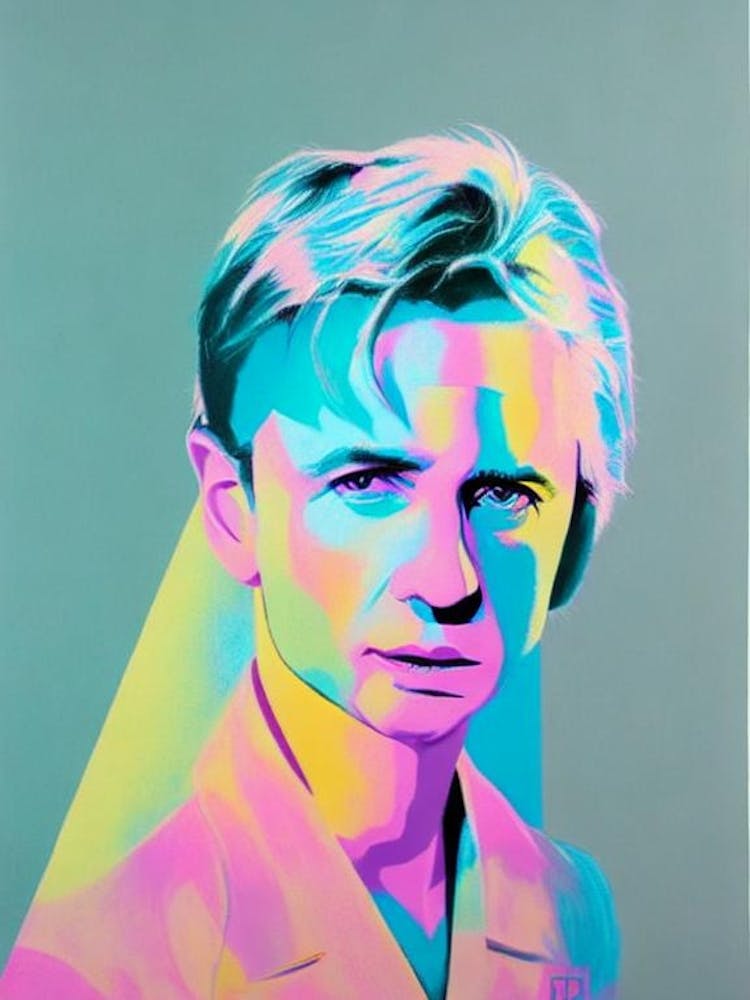 Depeche Mode Colourful Illustration