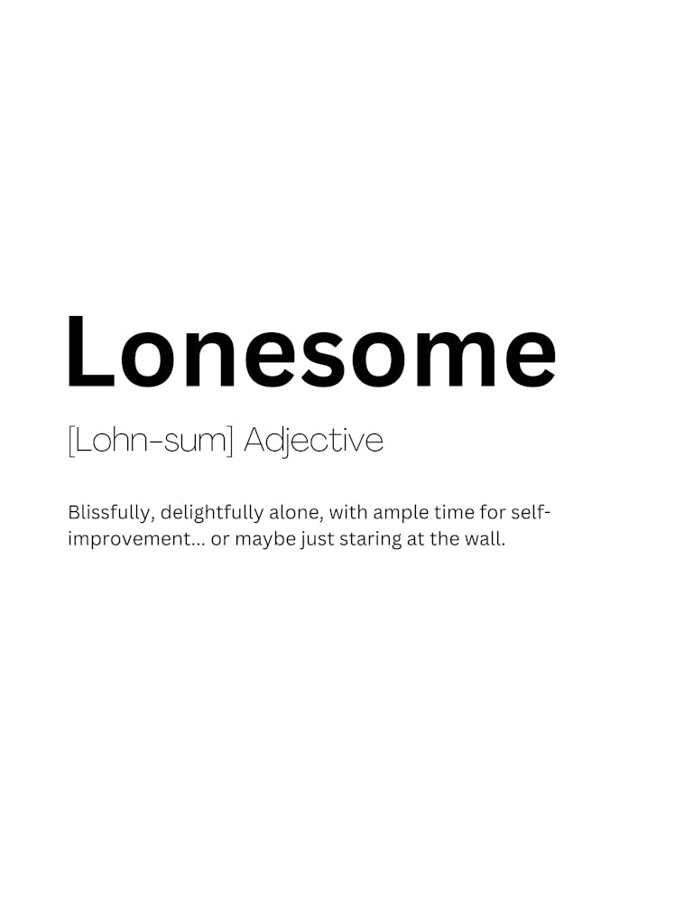 Lonesome Definition Meaning