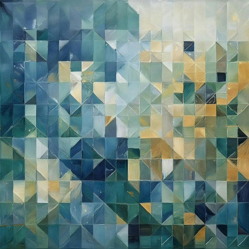 Firefly Унікальна Актуальна В 2025 Році Картина Для Інтер Єру, Геометрична Абстракція, Кольори Акту (56)