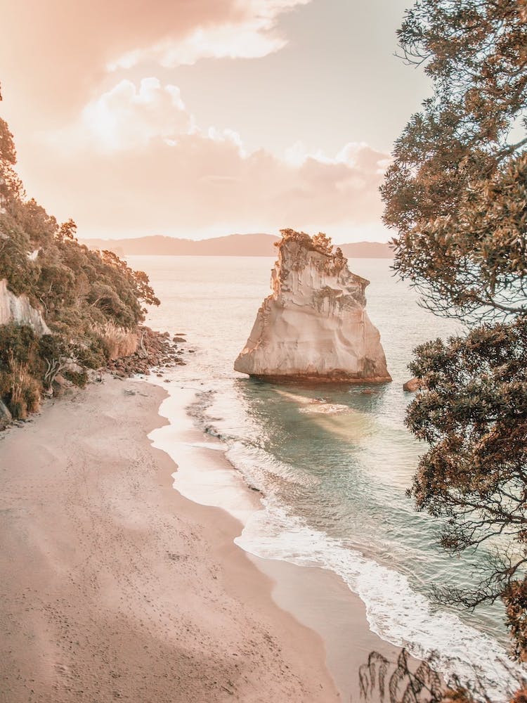 Coastal Island Sunset