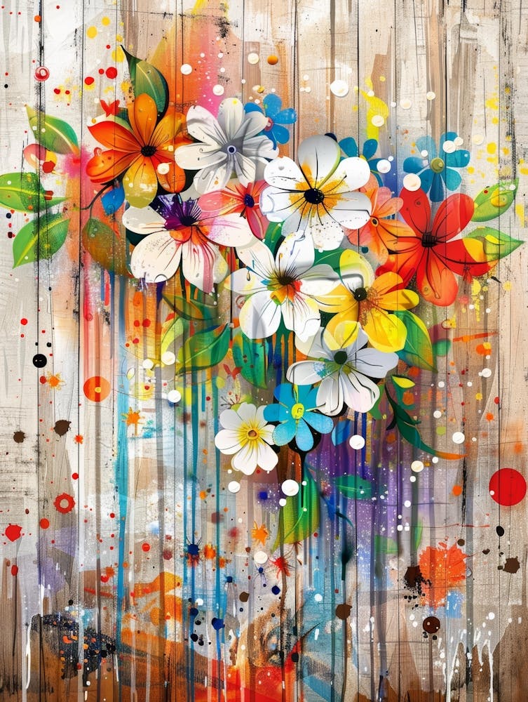 Flowers On The Wall 1