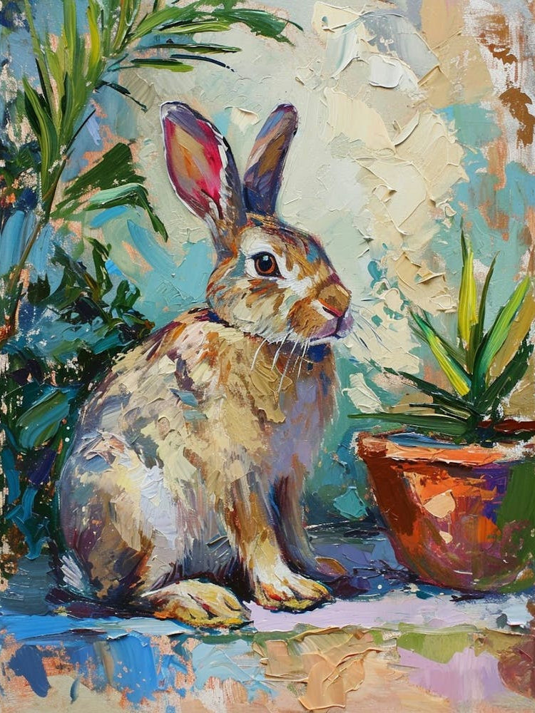Havana Rabbit Painting 1