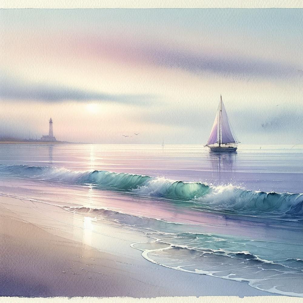 Sailboat On The Beach 1