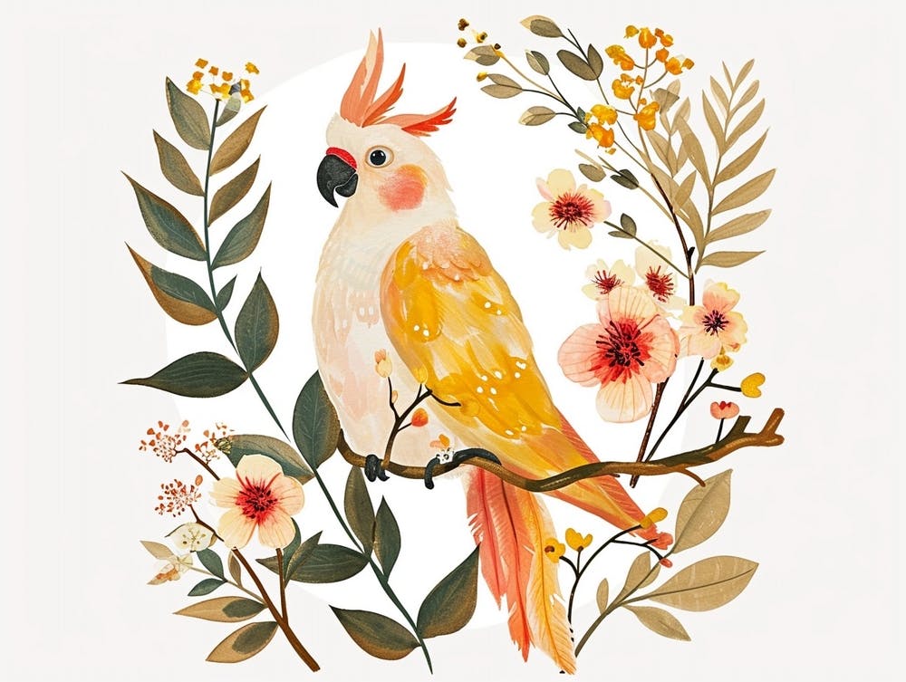 Little Floral Parrot 1