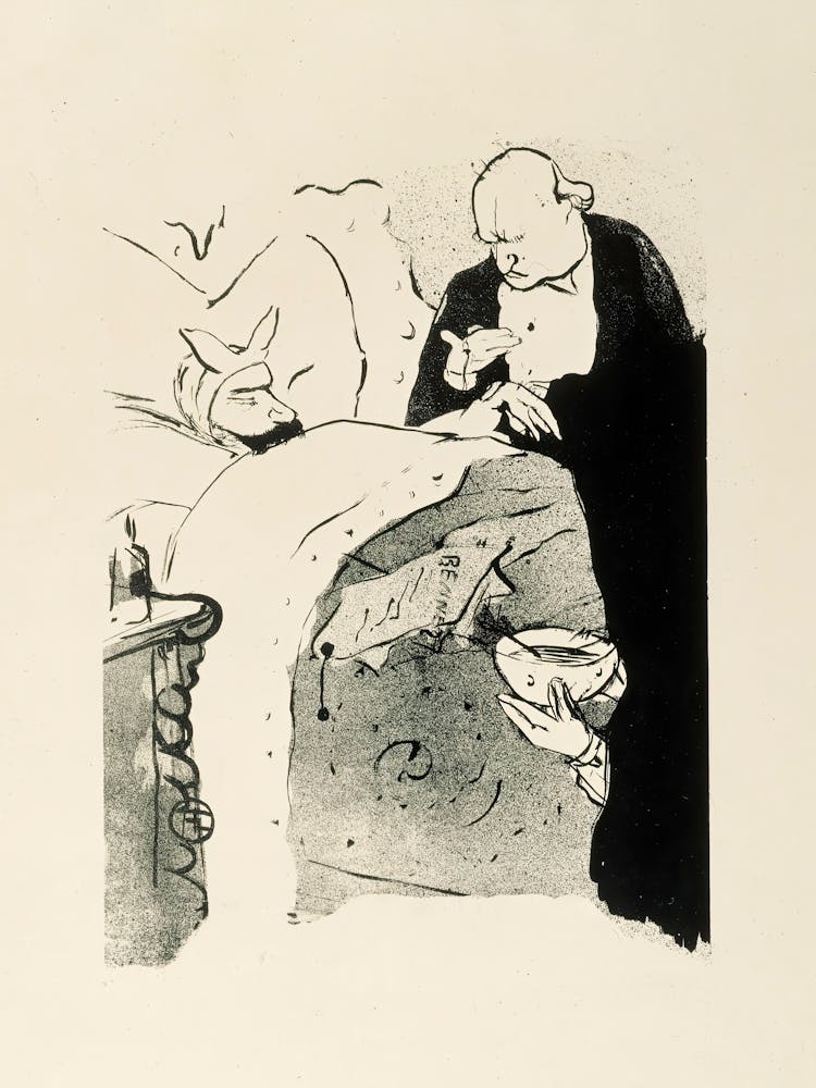 Sick Carnot (1893), Henri de Toulouse-Lautrec