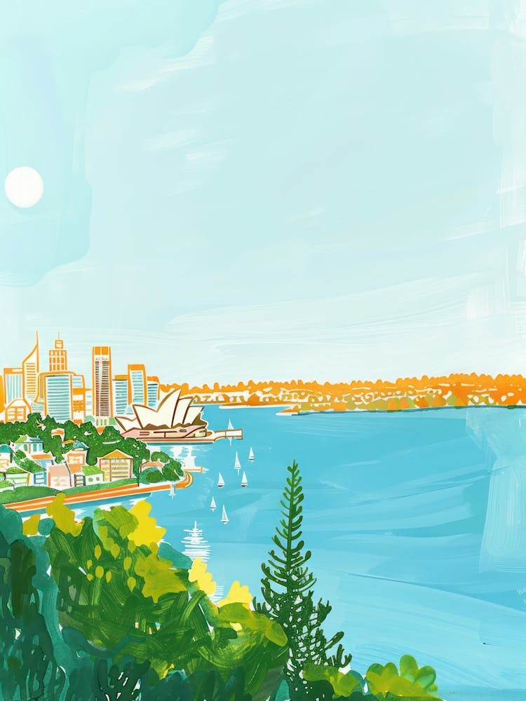 Travel Poster Happy Places Sydney 1