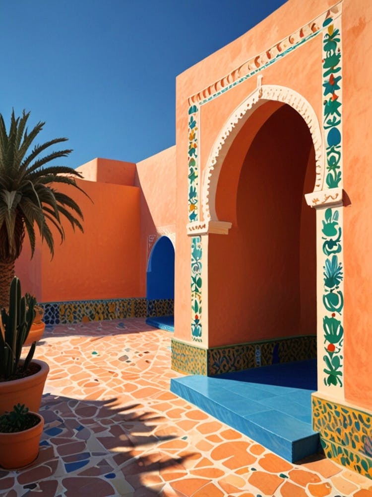 Cactus Garden In Morocco