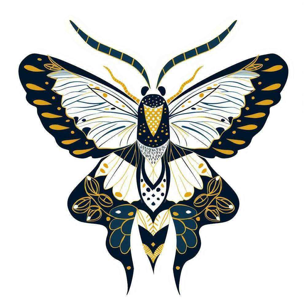 Moth Illustration 10